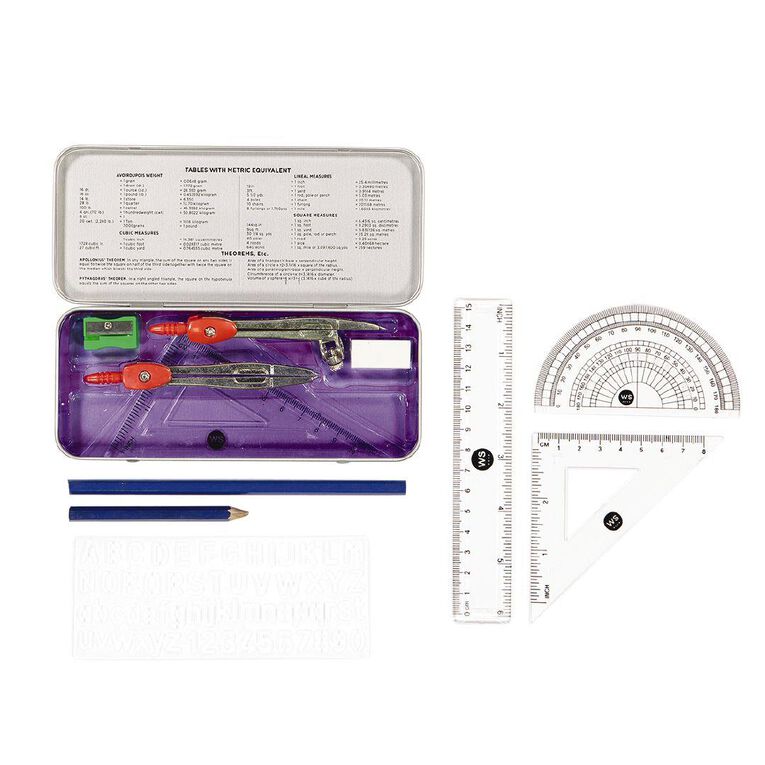 WS Math Set Value 10 Piece Multi-Coloured