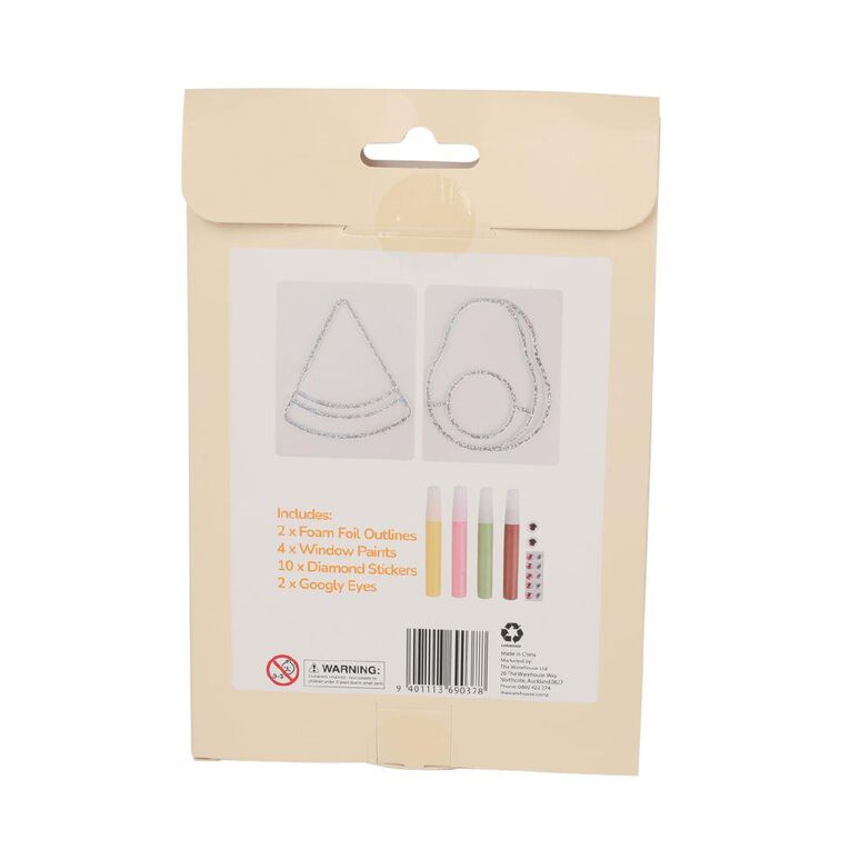 Uniti Kids Window Art Craft Kit Avacado