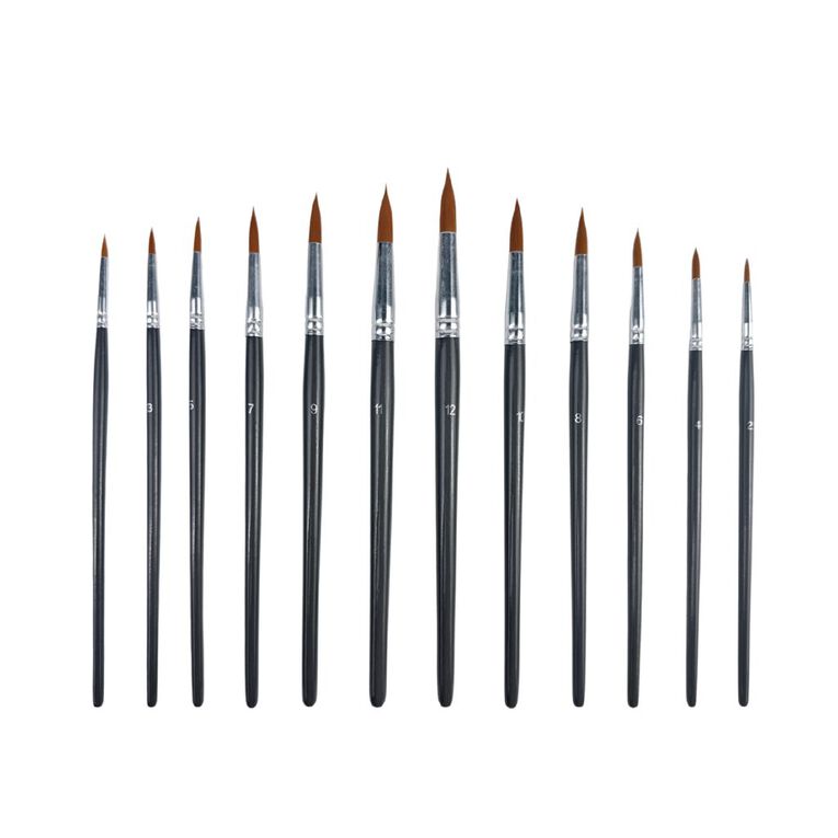 Uniti Paint Brush Round 12 Pack