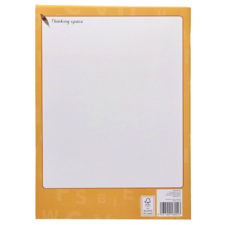 WS Literacy 1 Tahi 14mm Ruled 32 Leaf Yellow