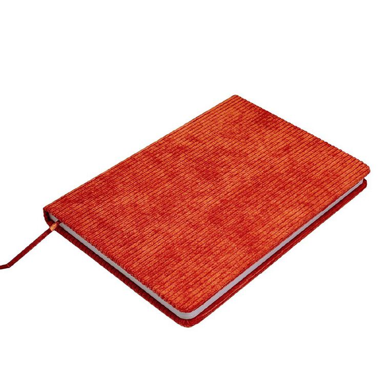 Uniti Stationery Corduroy Notebook A5 Orange