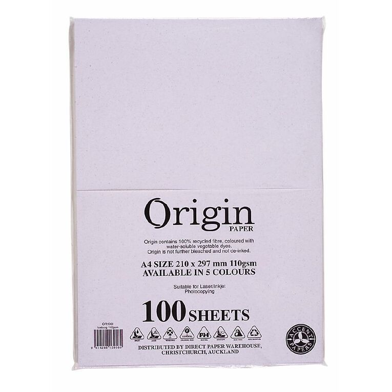 Direct Paper Recycled Paper 100gsm Iceberg A4 100 Pack