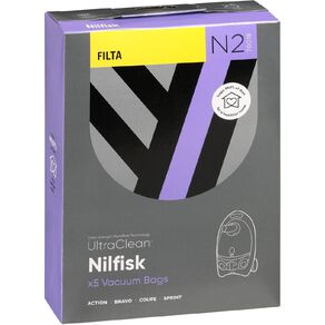 Ultra Clean Vacuum Bags Nilfisk Sprint 5 Pack
