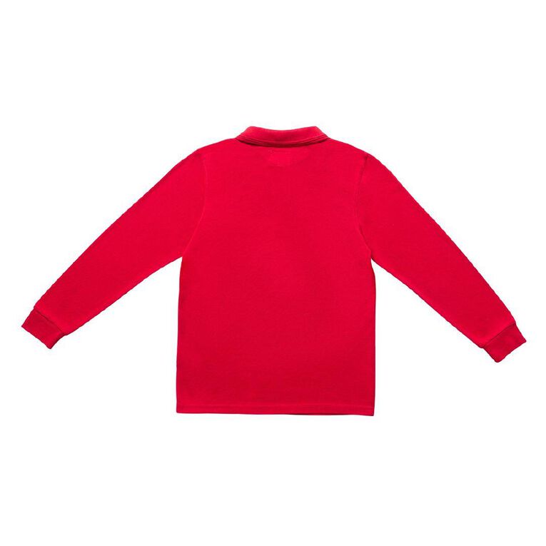 Schooltex Invercargill Middle School Long Sleeve Polo with Embroidery