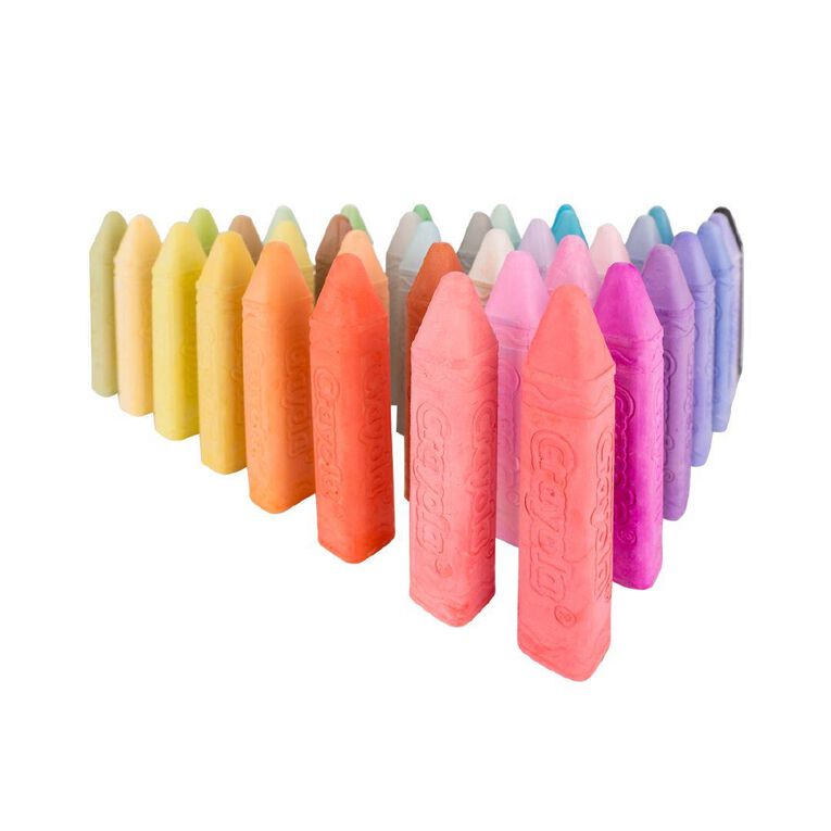 Crayola Washable Sidewalk Chalk Assorted 36 Pack