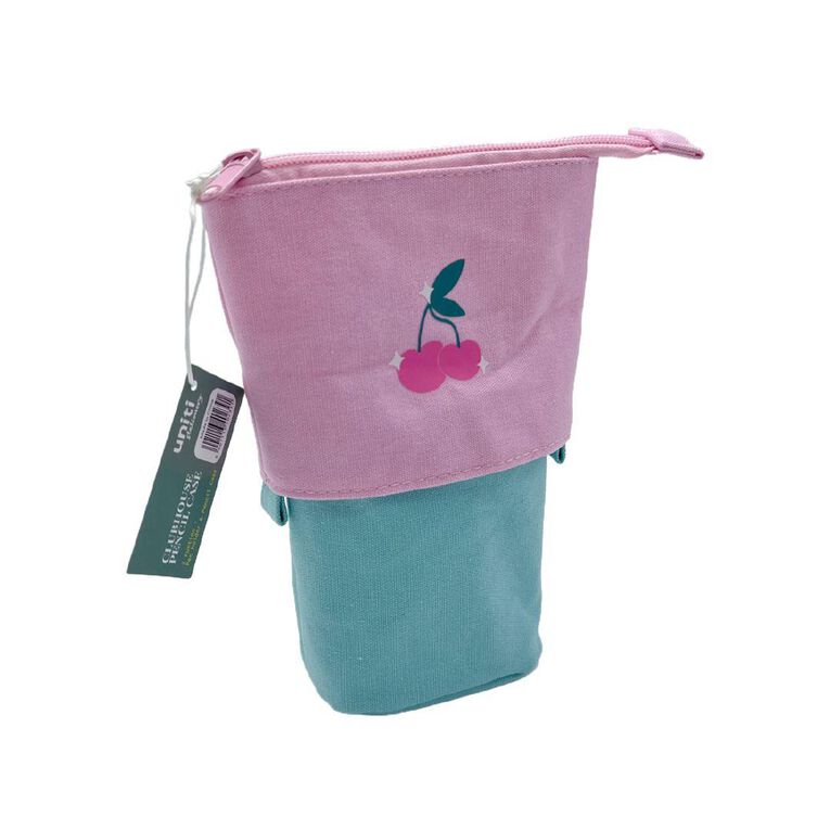 Uniti Stationery Clubhouse Pencil Case Stretchable Cherry Multi-Coloured