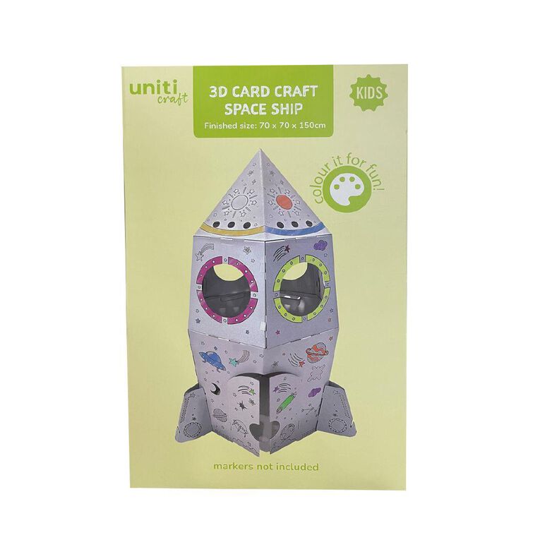 Uniti 3D Card Craft Space Ship