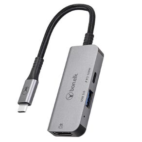 Bonelk Long Life 3in1 Multiport Hub Space Grey Black