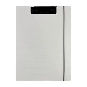 WS Deluxe Pp Clipboard Folder White
