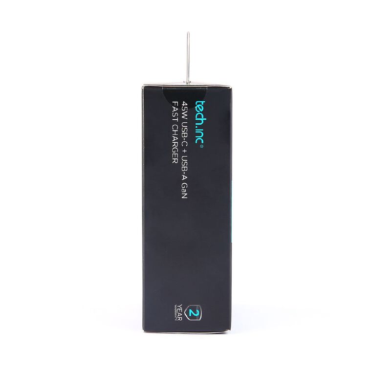 Tech.Inc 45W USB-C + USB-A GaN Fast Charger