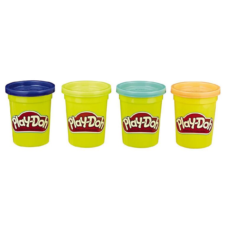 Play-Doh 4 Can Pack Multi-Coloured