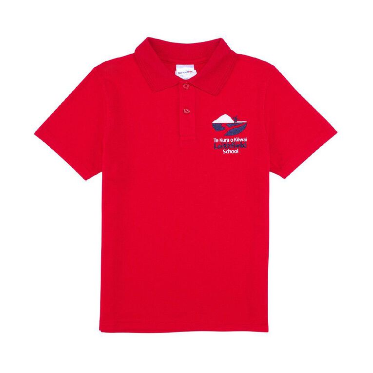 Schooltex Leithfield Pique Polo With Embroidery