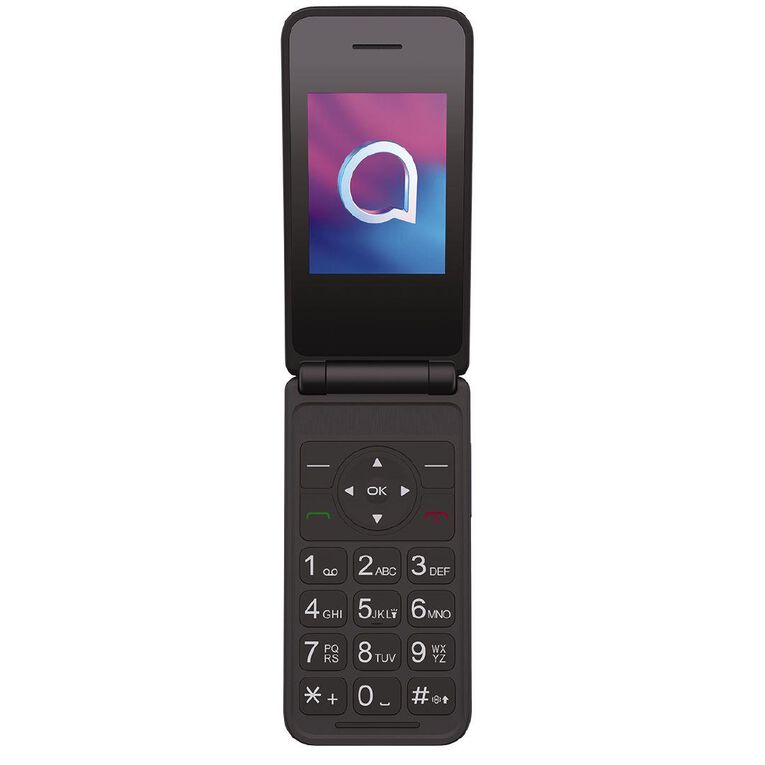 One NZ Alcatel 30.82  Flip 4G Locked Bundle - Grey