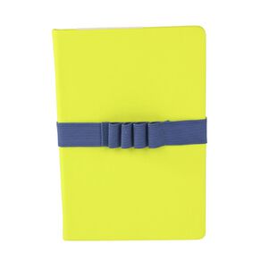 Uniti Stationery Brights Green Elastic A5 Hard Cover Notebook