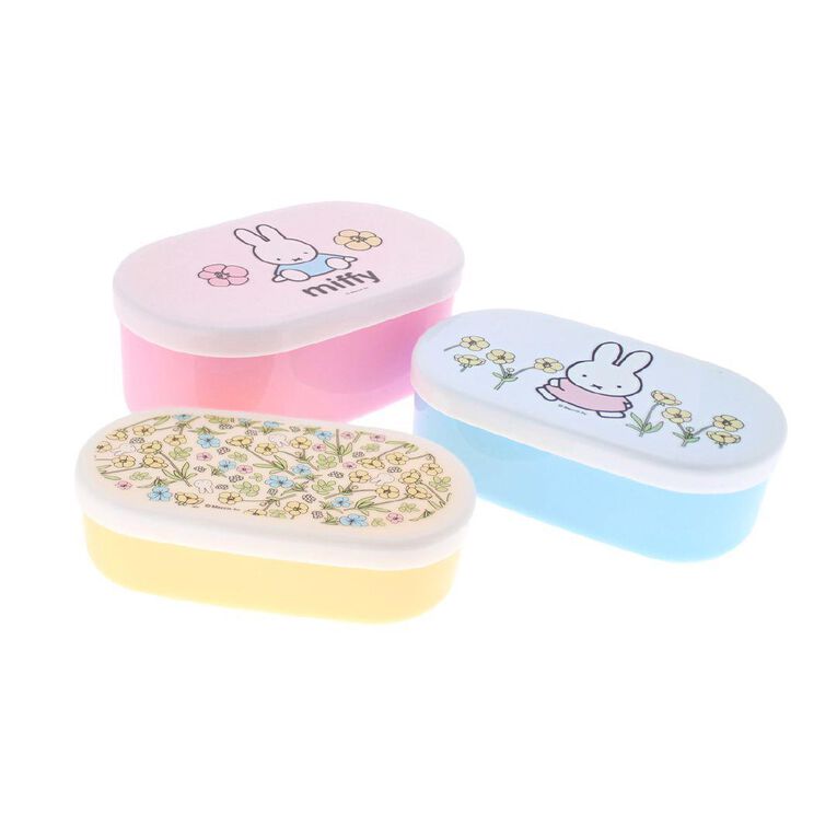 Miffy Buttercup Miffy Buttercup Storage Pots Set Of 3