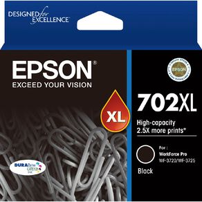Epson Ink Black 702XL 1100 Pages