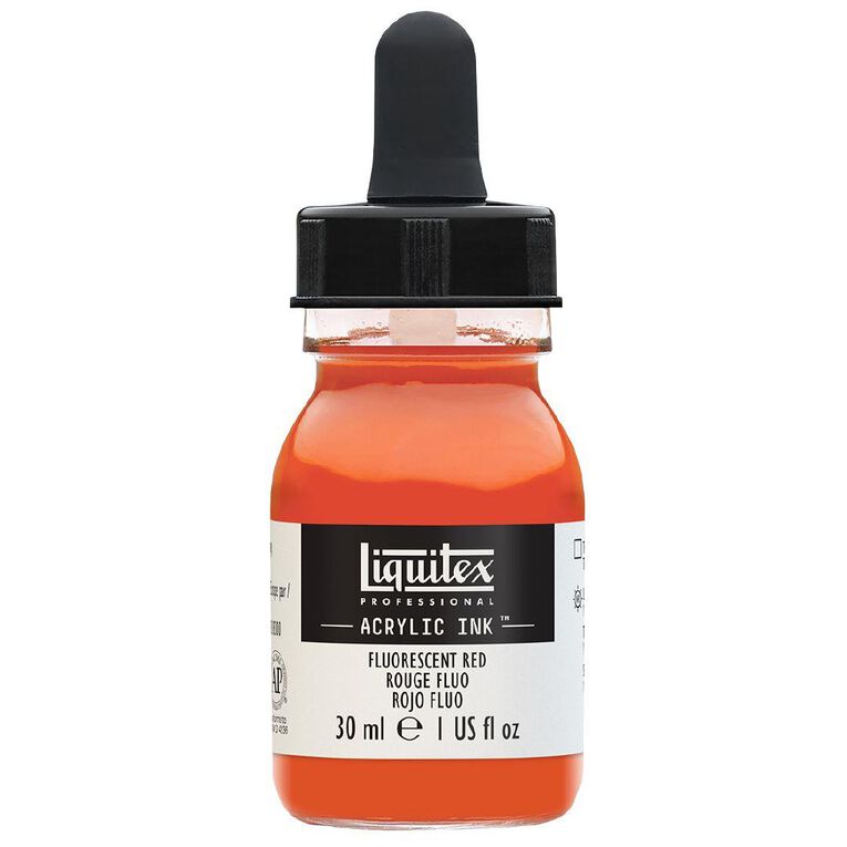 Liquitex Acrylic Ink Fluorescent Red 30ml