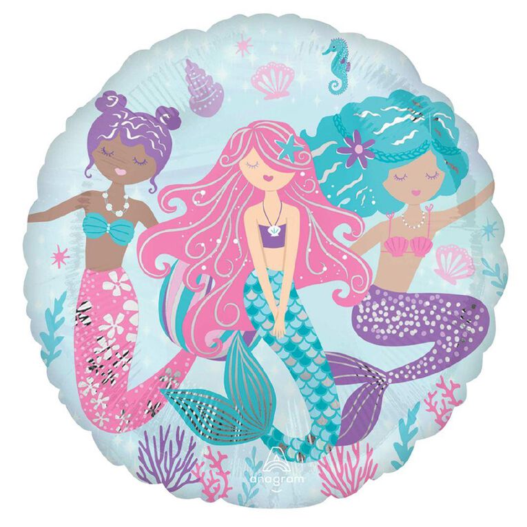 Anagram 45cm Standard Shimmering Mermaid