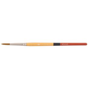 Princeton Snap Brush Short Handle Taklon Round 6 Gold