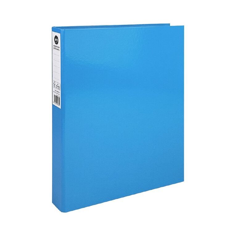WS Ringbinder 25mm 2D A4 Blue