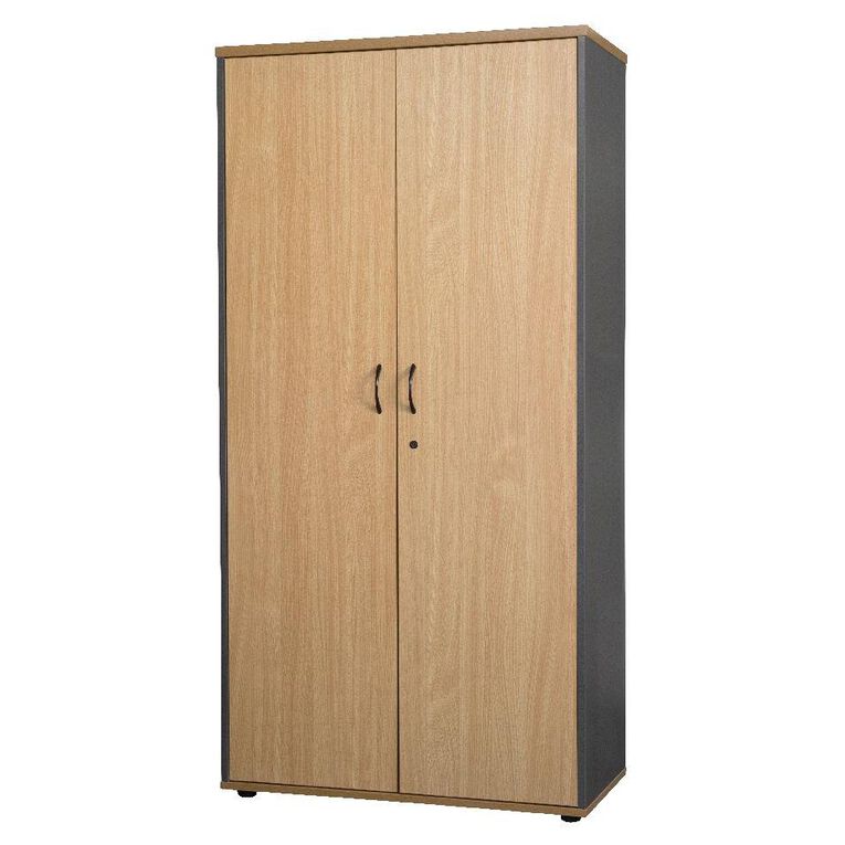 Firstline 5 Level Cupboard Beech/Ironstone
