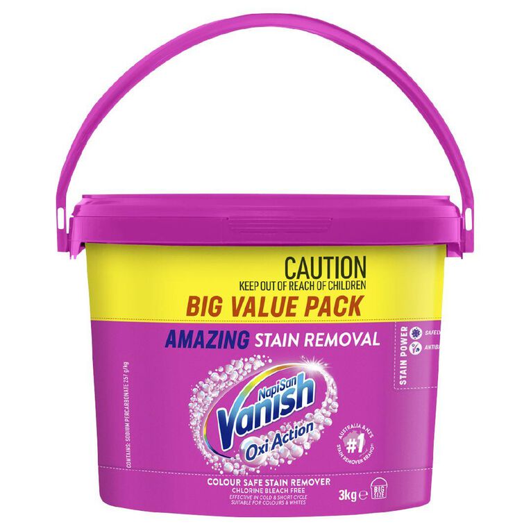 Vanish Napisan Oxi Action Stain Remover Powder Laundry Booster 3kg