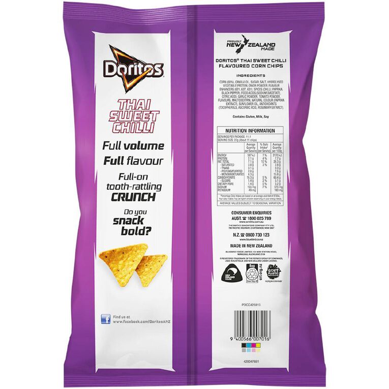 Doritos Thai Sweet Chill Big Share Bag 300g