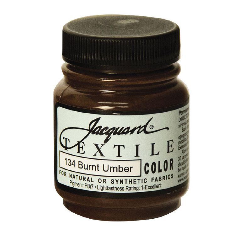Jacquard Textile Colours 66.54ml Burnt Umber