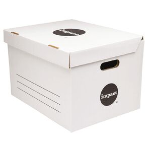 Impact Jumbo Archive Storage Box White