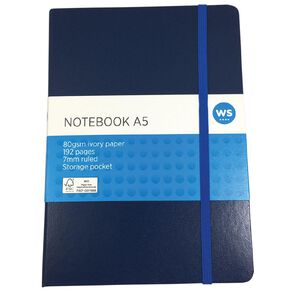 WS Journal PU Blue Dark A5