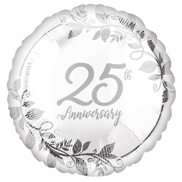 Anagram 45cm Standard Happy 25th Anniversary