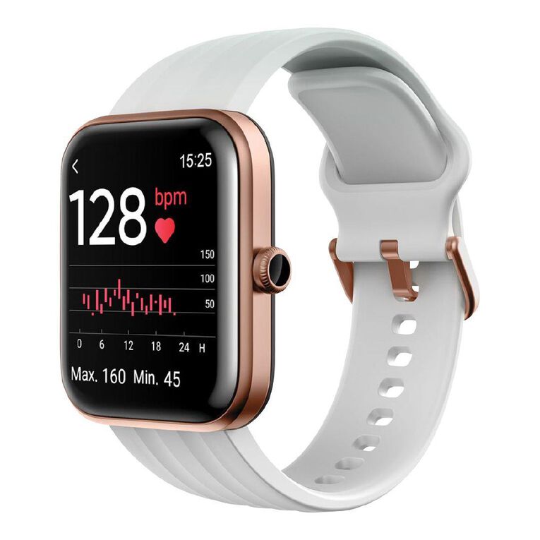 Ryze Evo Smart Watch With Alexa Pink +White