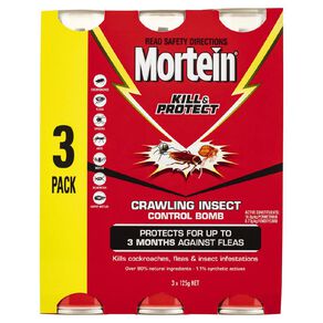 Mortein Control Bomb 3x125g