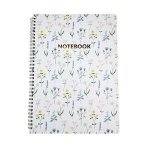 Uniti Stationery Country Calling Sprial Flowers A4 Notebook