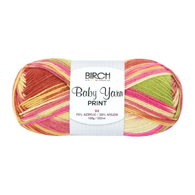 Birch Baby Print 70% Acrylic 30% Nylon 100G Tropical Bloom