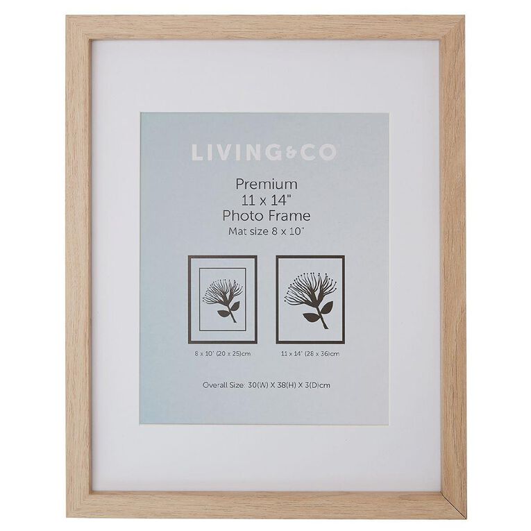 Living & Co Premium Photo Frame Natural 4in x 6in