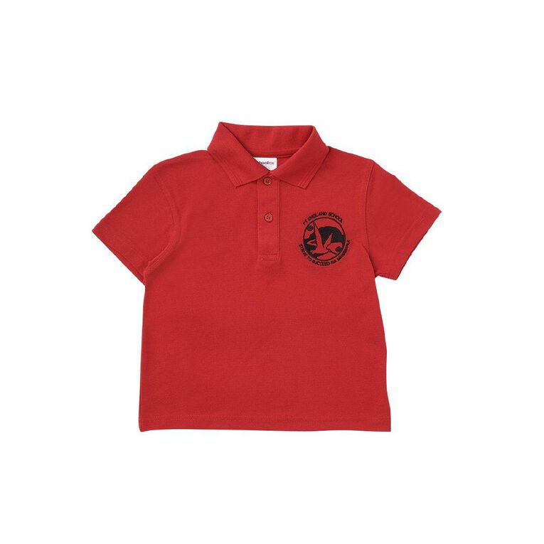 Schooltex Pt England School Short Sleeve Polo with Embroidery
