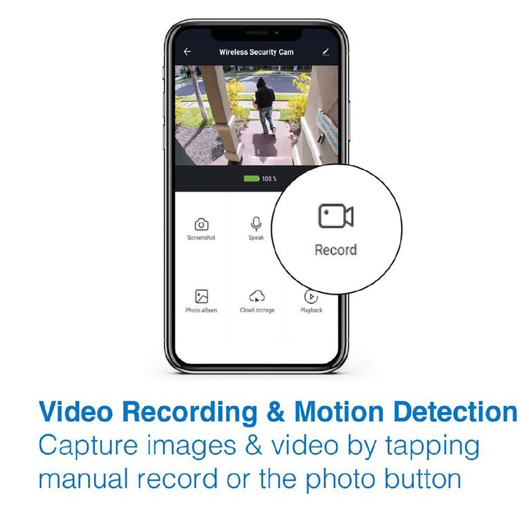 Laser Smart Home Outdoor Security Camera-Twin Pack