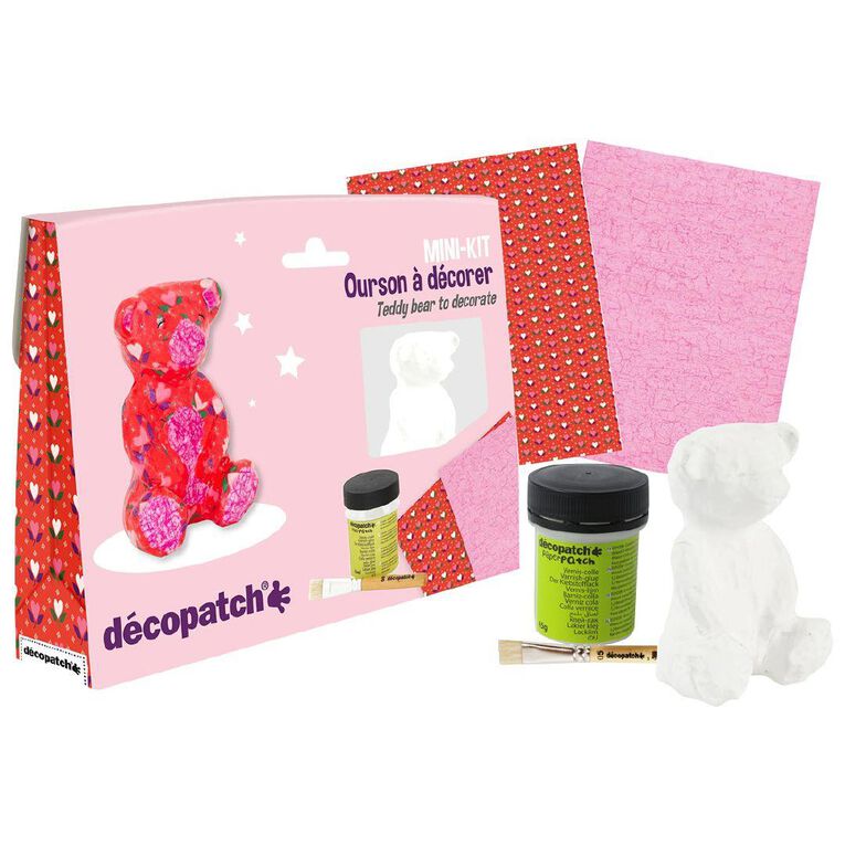 Decopatch Decopatch Mini Kit Teddy Bear