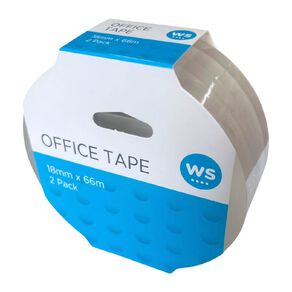 WS Large Core Tape 18mm x 66m 2 Pack