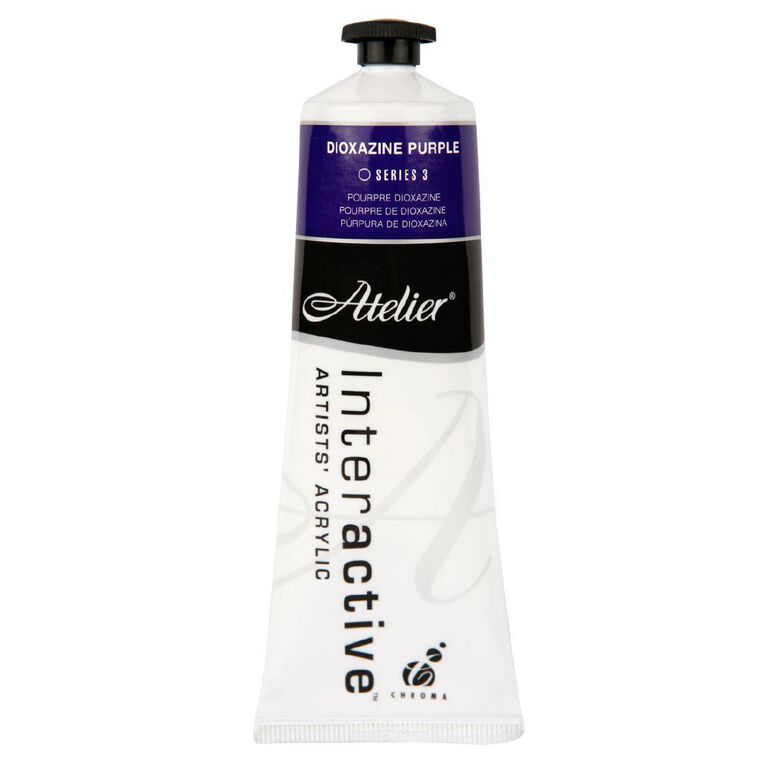 Atelier S3 Acrylic Paint Dioxazine Purple 80ml