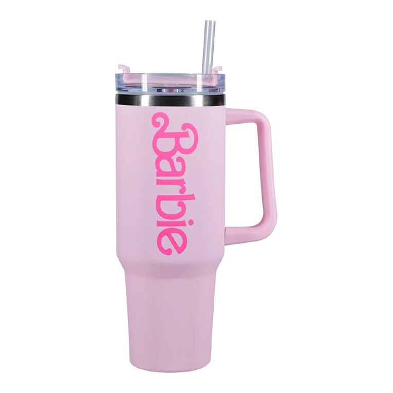 Paladone Barbie 900ml Travel Cup with Straw