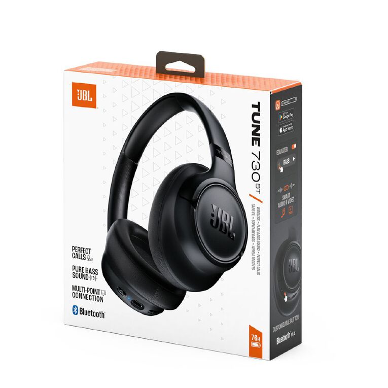 JBL JBL Tune 730BT Wireless Over-Ear Headphones - Black