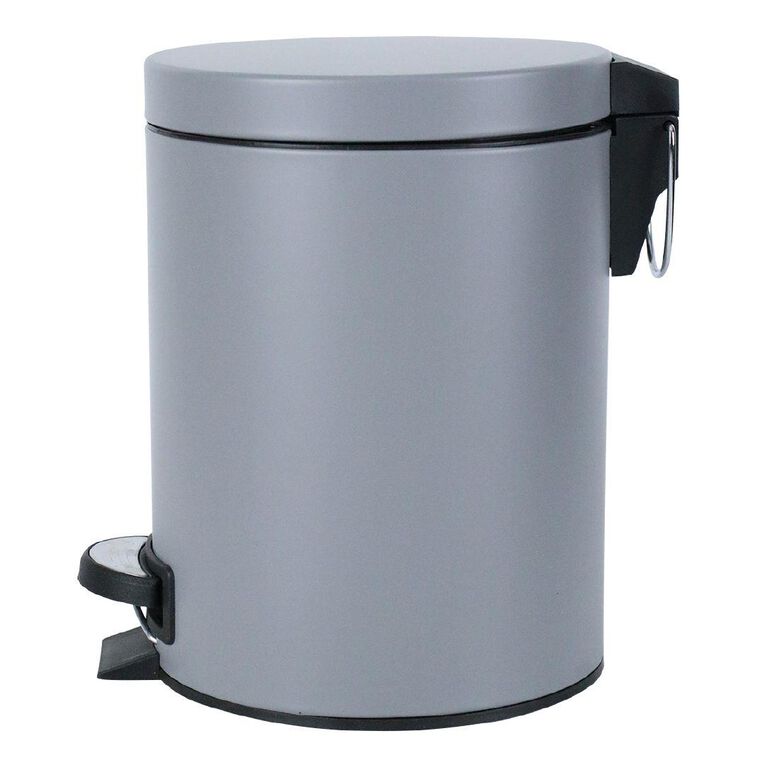 Living & Co Pedal Bin Grey 3L