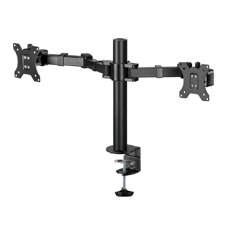 Bracom Dual Monitor Steel Articulating Monitor Arm Black