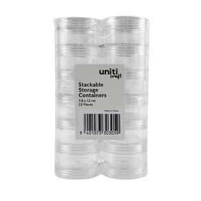 Uniti Stackable Storage Containers 12 Pieces