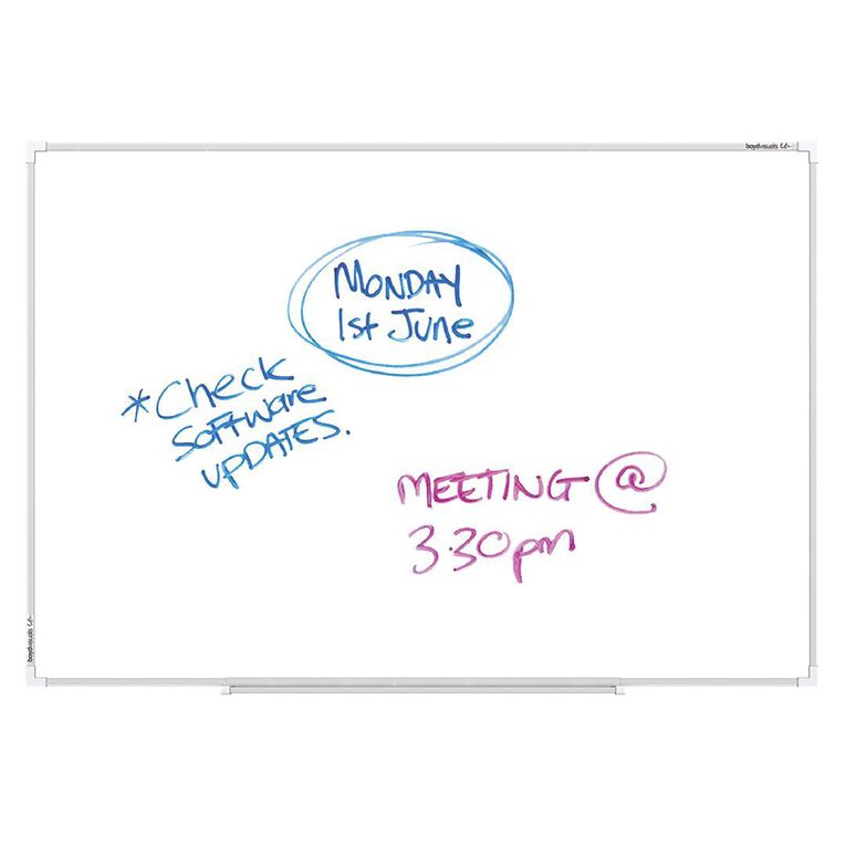 Boyd Visuals Lacquered Whiteboard 1500 x 1200mm