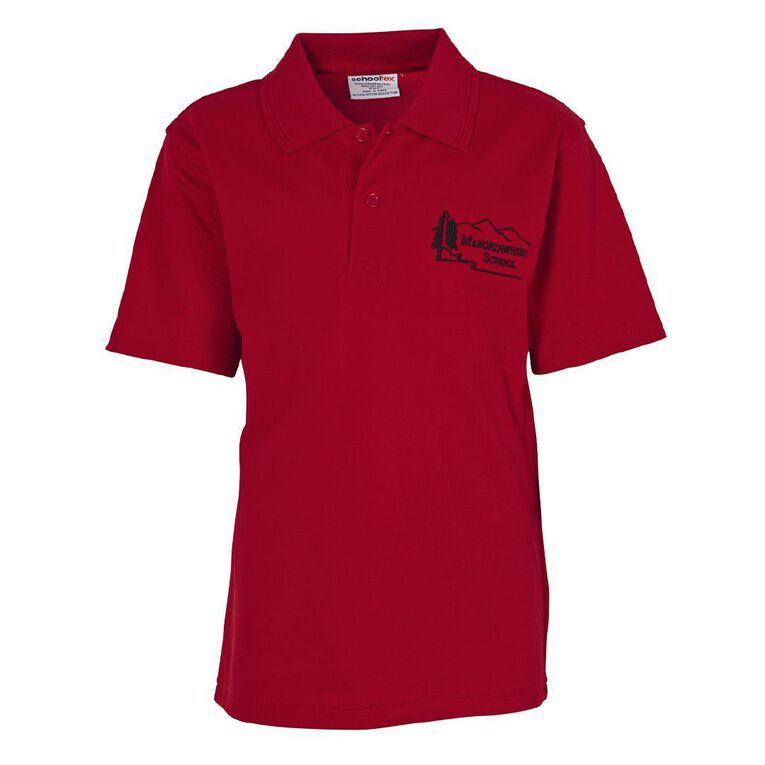 Schooltex Mangatawhiri School Short Sleeve Polo with Embroidery