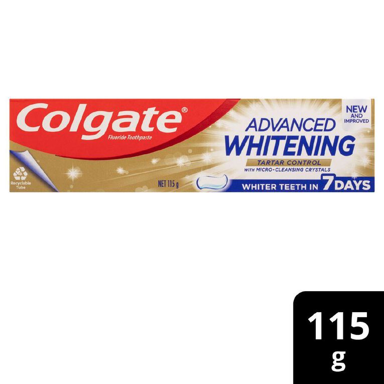 Colgate Advanced Whitening Tartar Control Toothpaste 115g