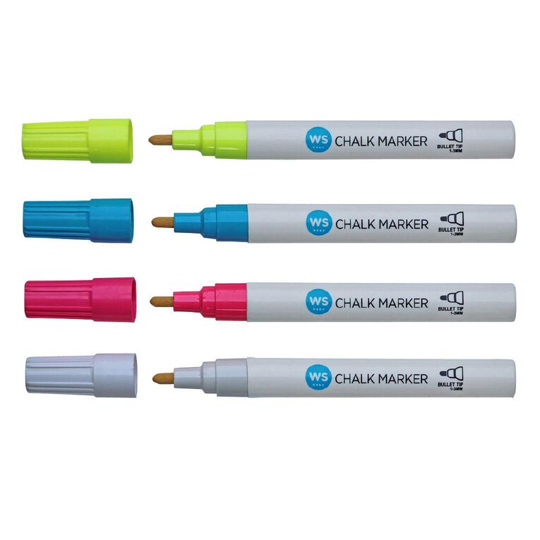 WS Chalk Marker 4 Pack